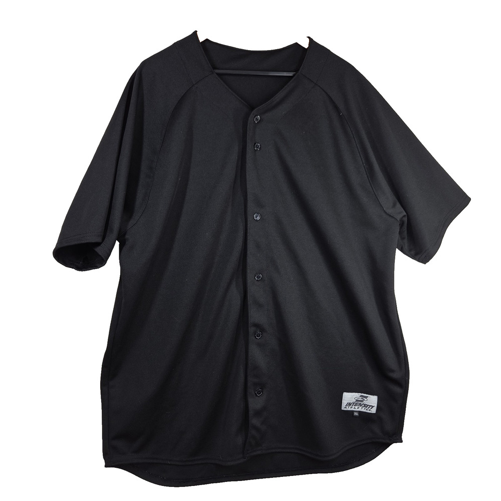 Vtg Intensity Athletics Mens Football Jersey Size 3XL Black Hip Hop Streetwear